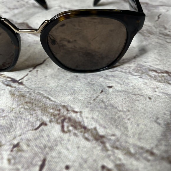 Prada Tortoise Brown Sunglasses  Round main image 7